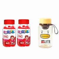 COMBO GOMITAS PARA NIÑOS  ELITE NUTRITION KIDS - 2 ELITE ZINC + TOMATODO